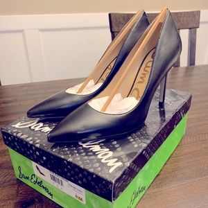 *NWT* Sam Edelman Hazel Black Leather Pumps